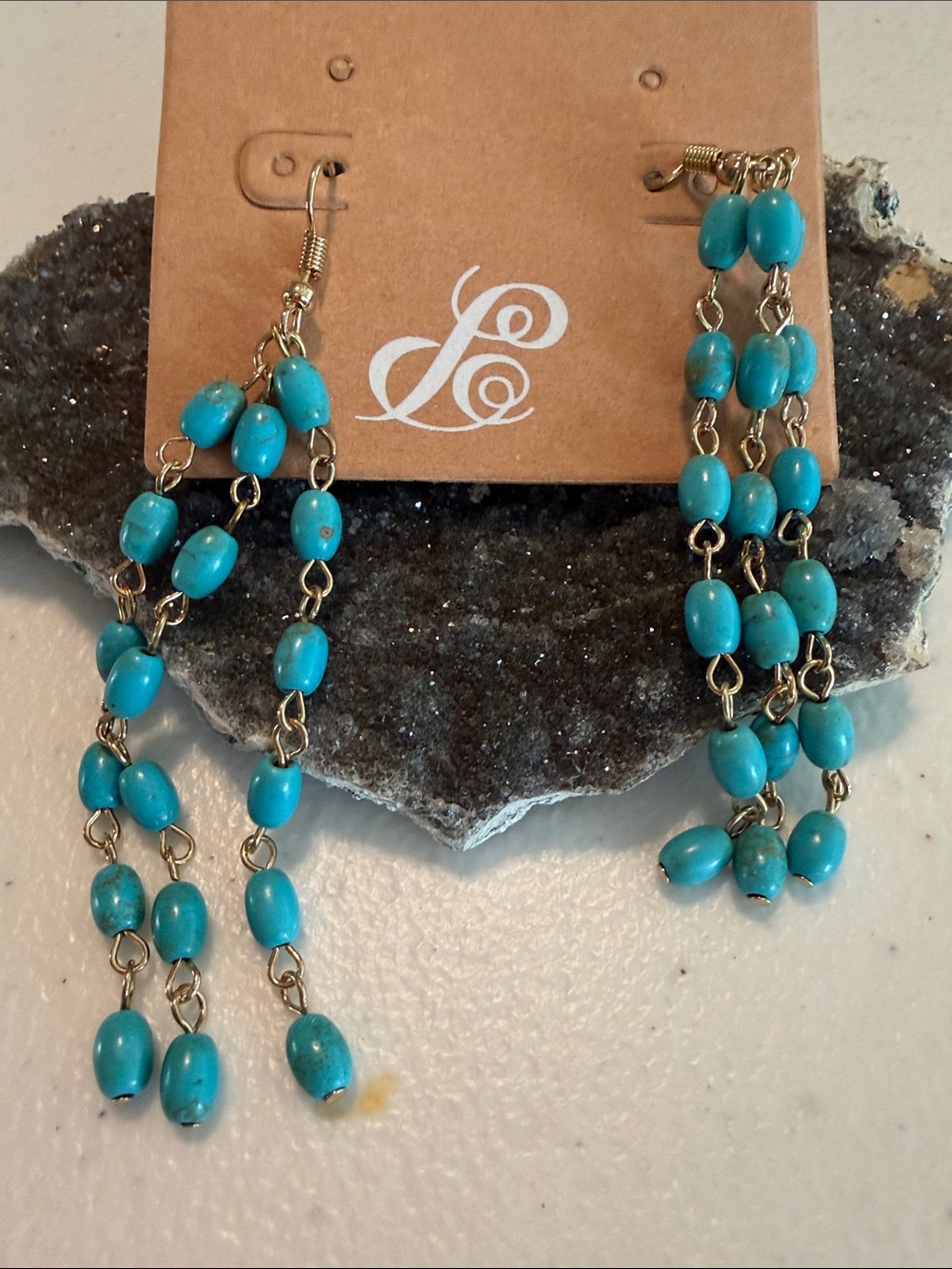 Plunder Earrings - Turquoise Color